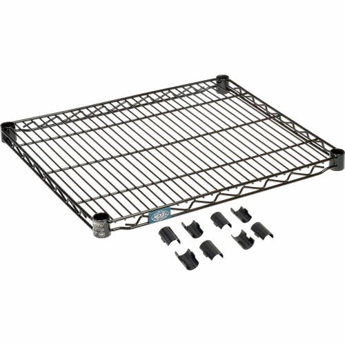 Nexel® S2124B Black Epoxy Wire Shelf 24"W x 21"D 1 Nexel® S2124B Black Epoxy Wire Shelf 24"W x 21"D
