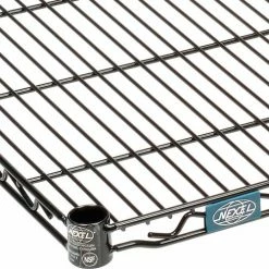 Nexel® S2124B Black Epoxy Wire Shelf 24"W x 21"D 9 Nexel® S2124B Black Epoxy Wire Shelf 24"W x 21"D -Shelving Sales Store S2124B 02