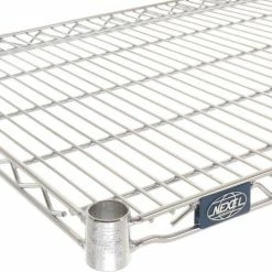 Nexel® S2124C Chrome Wire Shelf 24"W x 21"D 12 Nexel® S2124C Chrome Wire Shelf 24"W x 21"D -Shelving Sales Store S2124C 02