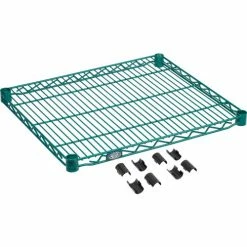 Nexel® S2124G Poly-Green® Epoxy Wire Shelf 24"W x 21"D