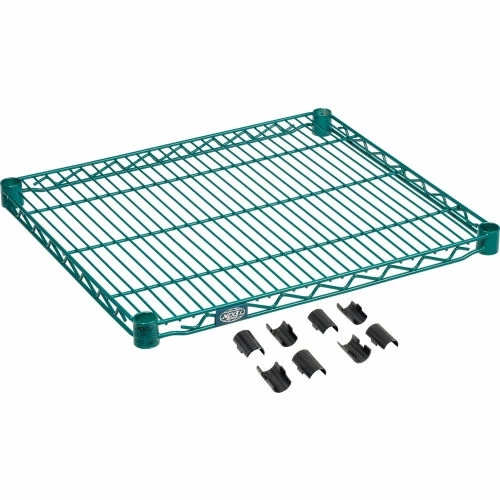 Nexel® S2124G Poly-Green® Epoxy Wire Shelf 24"W x 21"D 1 Nexel® S2124G Poly-Green® Epoxy Wire Shelf 24"W x 21"D