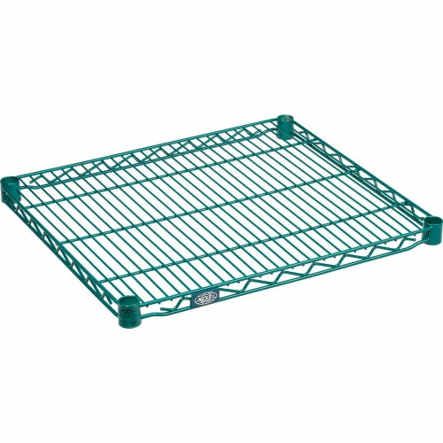 Nexel® S2124G Poly-Green® Epoxy Wire Shelf 24"W x 21"D 2 Nexel® S2124G Poly-Green® Epoxy Wire Shelf 24"W x 21"D - Image 2