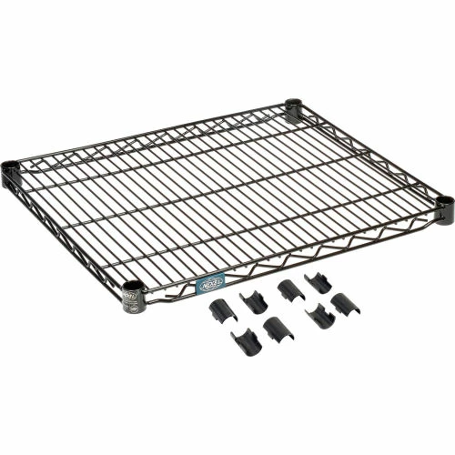 Nexel® S2130B Black Epoxy Wire Shelf 30"W x 21"D 1 Nexel® S2130B Black Epoxy Wire Shelf 30"W x 21"D