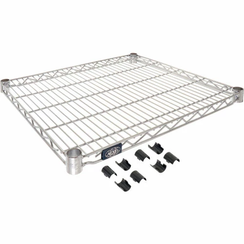 Nexel® S2130C Chrome Wire Shelf 30"W x 21"D 1 Nexel® S2130C Chrome Wire Shelf 30"W x 21"D
