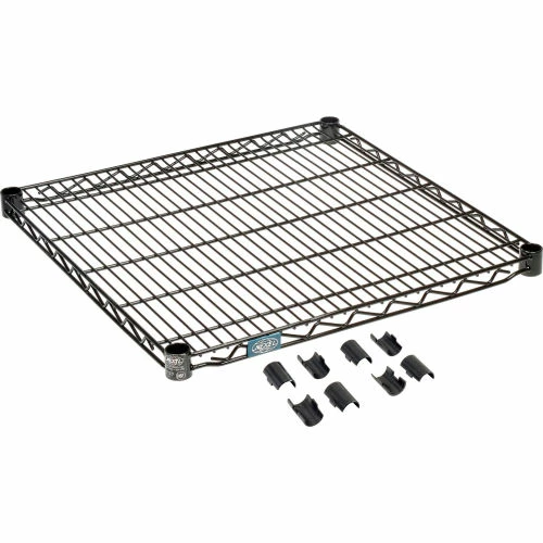 Nexel® S2424B Black Epoxy Wire Shelf 24"W x 24"D 1 Nexel® S2424B Black Epoxy Wire Shelf 24"W x 24"D