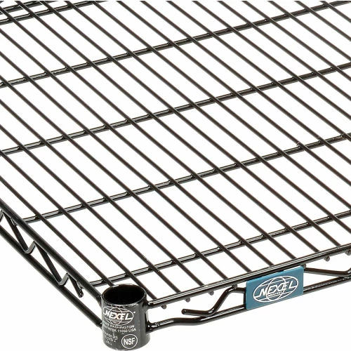Nexel® S2424B Black Epoxy Wire Shelf 24"W x 24"D 3 Nexel® S2424B Black Epoxy Wire Shelf 24"W x 24"D - Image 3