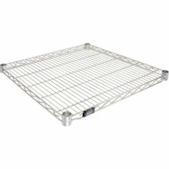 Nexel® S2424C Chrome Wire Shelf 24"W x 24"D 12 Nexel® S2424C Chrome Wire Shelf 24"W x 24"D -Shelving Sales Store S2424C 01 1