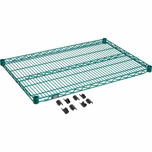 Nexel® S2436G Poly-Green® Epoxy Wire Shelf 36"W x 24"D 1 Nexel® S2436G Poly-Green® Epoxy Wire Shelf 36"W x 24"D