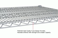 Nexel® S2448EP Nexelate® Wire Shelf 48"W x 24"D 30 Nexel® S2448EP Nexelate® Wire Shelf 48"W x 24"D -Shelving Sales Store S2448EP 2wco