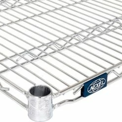 Nexel® S3072C Chrome Wire Shelf 72"W x 30"D 12 Nexel® S3072C Chrome Wire Shelf 72"W x 30"D -Shelving Sales Store S3072C 02 1