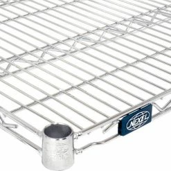 Nexel® S3672C Chrome Wire Shelf 72"W x 36"D 12 Nexel® S3672C Chrome Wire Shelf 72"W x 36"D -Shelving Sales Store S3672C 02