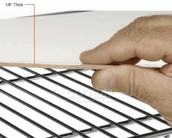 Nexel Reversible Shelf Mat 18x36 Black And White -Shelving Sales Store SM1836BW 2wco