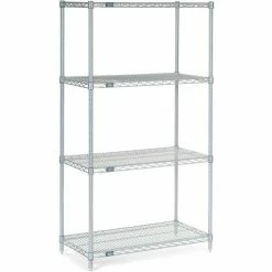 Nexel® S2436C Chrome Wire Shelf 36"W x 24"D 37 Nexel® S2436C Chrome Wire Shelf 36"W x 24"D -Shelving Sales Store nxlate36x18x63 4
