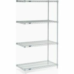 Nexel® S1860EP Nexelate® Wire Shelf 60"W x 18"D 28 Nexel® S1860EP Nexelate® Wire Shelf 60"W x 18"D -Shelving Sales Store nxlate36x18x63 Add 4