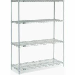 Nexel® S1860S Stainless Steel Wire Shelf 60"W x 18"D 30 Nexel® S1860S Stainless Steel Wire Shelf 60"W x 18"D -Shelving Sales Store nxlate48x18x63 10