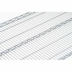 Nexel®, Nexelate®, Silver Epoxy, 4 Tier, Wire Shelving Starter Unit, 30"W x 14"D x 63"H 20 Nexel®, Nexelate®, Silver Epoxy, 4 Tier, Wire Shelving Starter Unit, 30"W x 14"D x 63"H -Shelving Sales Store nxlate detail07 14