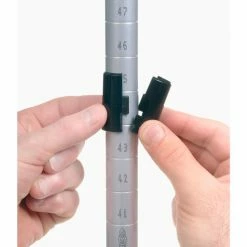 Nexel®, Nexelate®, Silver Epoxy, 4 Tier, Wire Shelving Starter Unit, 36"W x 18"D x 54"H 23 Nexel®, Nexelate®, Silver Epoxy, 4 Tier, Wire Shelving Starter Unit, 36"W x 18"D x 54"H -Shelving Sales Store nxlate detail11 27