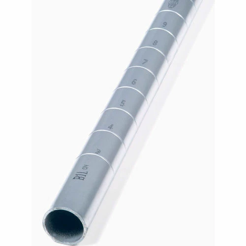 Nexel®, Nexelate®, Silver Epoxy, 4 Tier, Wire Shelving Starter Unit, 36"W x 36"D x 74"H 11 Nexel®, Nexelate®, Silver Epoxy, 4 Tier, Wire Shelving Starter Unit, 36"W x 36"D x 74"H - Image 11