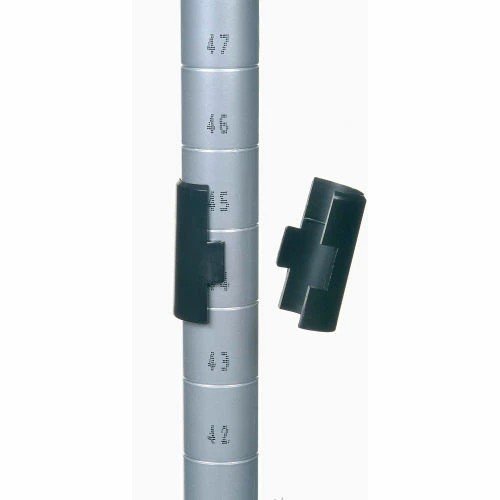 Nexel®, Nexelate®, Silver Epoxy, 4 Tier, Wire Shelving Starter Unit, 48"W x 24"D x 63"H 14 Nexel®, Nexelate®, Silver Epoxy, 4 Tier, Wire Shelving Starter Unit, 48"W x 24"D x 63"H - Image 14