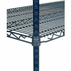 Nexel® Nexelon®, 4 Tier, Wire Shelving Starter Unit, 48"W x 18"D x 74"H 31 Nexel® Nexelon®, 4 Tier, Wire Shelving Starter Unit, 48"W x 18"D x 74"H -Shelving Sales Store nxlon detail02 4