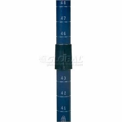 Nexel® Nexelon®, 4 Tier, Wire Shelving Starter Unit, 48"W x 18"D x 74"H 43 Nexel® Nexelon®, 4 Tier, Wire Shelving Starter Unit, 48"W x 18"D x 74"H -Shelving Sales Store nxlon detail10 4