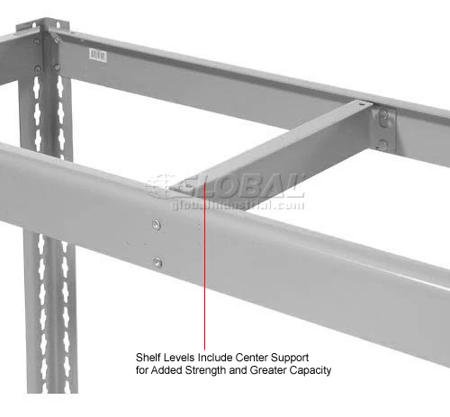 Global Industrial™ Record Storage Rack Without Boxes 72"W x 15"D x 60"H - Gray 15 Global Industrial™ Record Storage Rack Without Boxes 72"W x 15"D x 60"H - Gray - Image 15