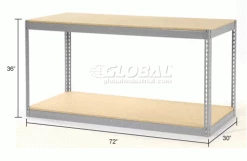 Global Industrial™ Record Storage With Boxes 72"W x 30"D x 36"H - Gray 38 Global Industrial™ Record Storage With Boxes 72"W x 30"D x 36"H - Gray -Shelving Sales Store x130159 dim 1
