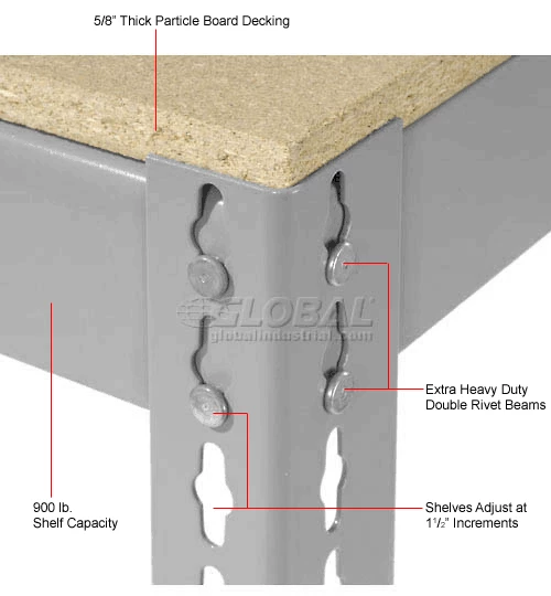 Global Industrial™ Record Storage Without Boxes 72"W x 30"D x 36"H - Gray 14 Global Industrial™ Record Storage Without Boxes 72"W x 30"D x 36"H - Gray - Image 14